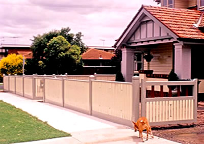 Californian Bungalow fence
